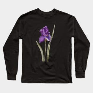 Iris Standing Tall Watercolor Long Sleeve T-Shirt